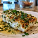 Ugnsbakad torsk med vitlökssmör