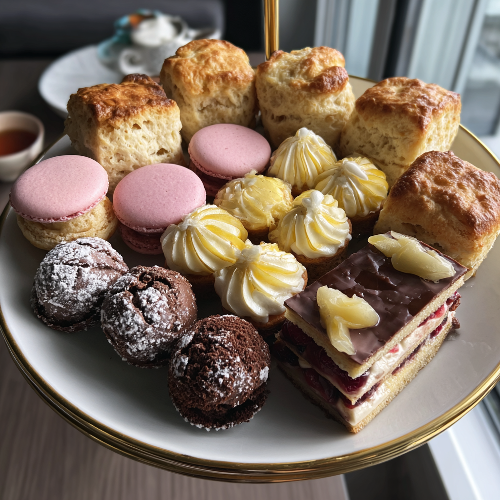 Eleganta Afternoon Tea Desserter för 10 Gäster: Perfekt Smak