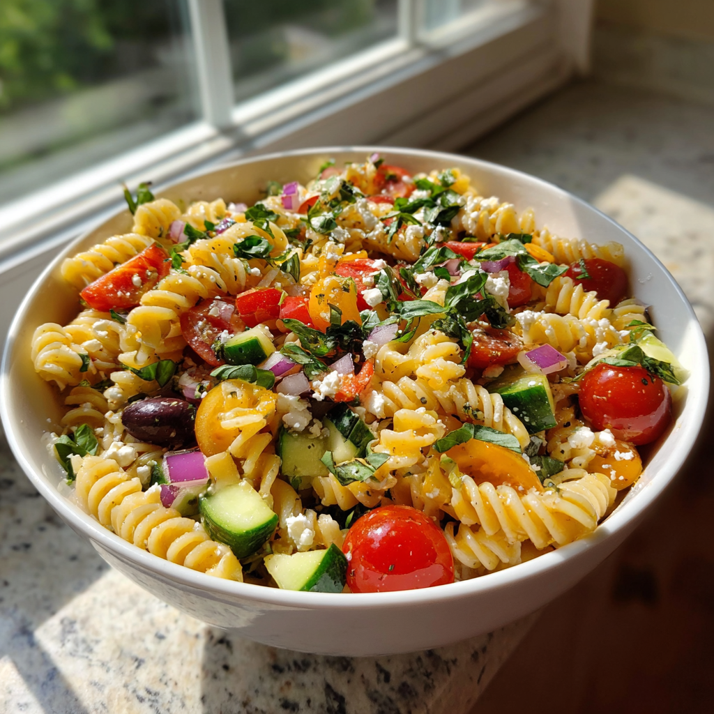Enkel Pastasallad Klar på 20 Minuter som Alla Älskar: Perfekt!