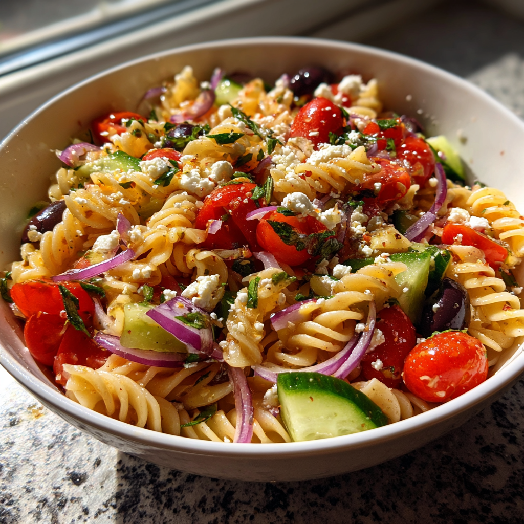 Enkel Vegansk Pastasallad Full av Färska Smaker: 10 min Perfect