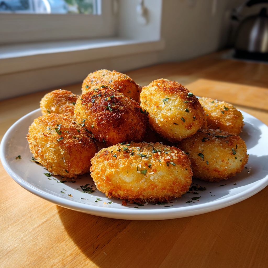 Gyllene potatiskroketter som mormors luftfritös: Perfekt på 15 minuter