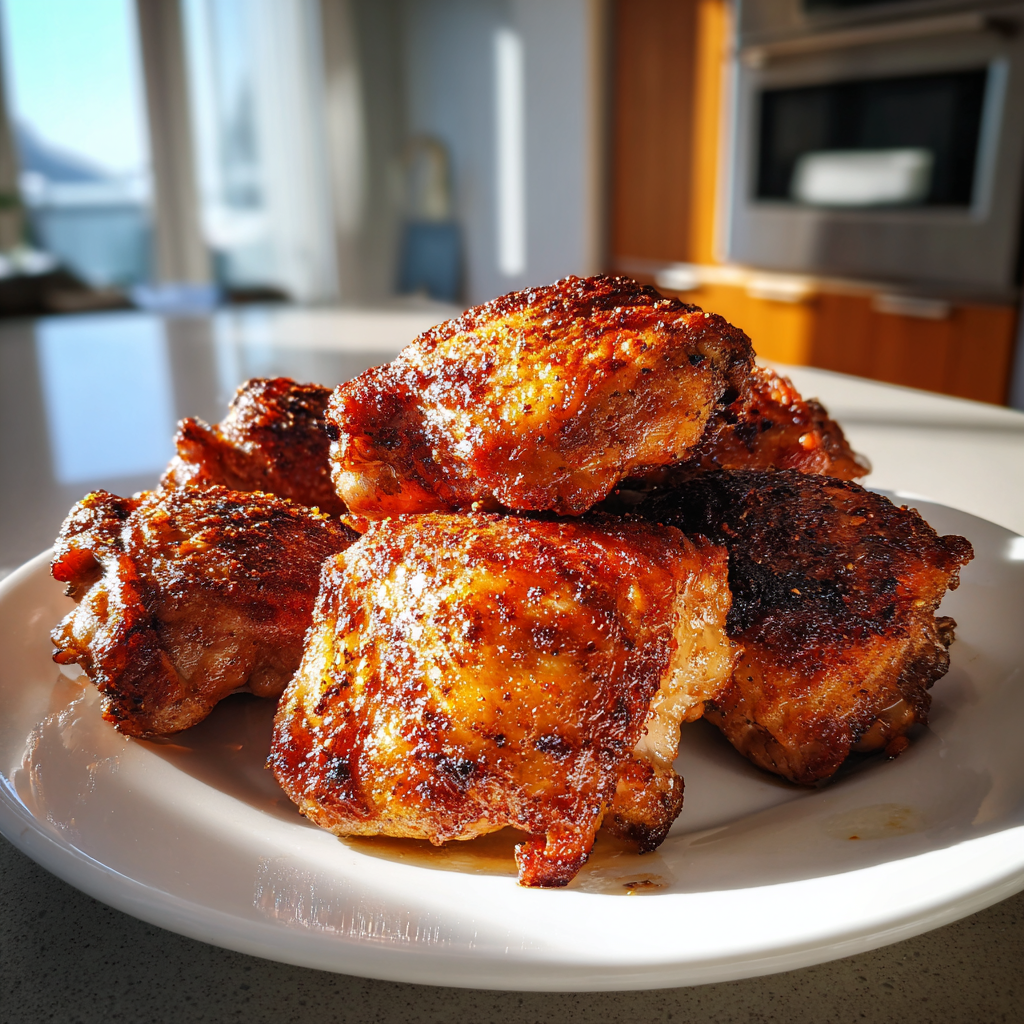 Knapriga kycklinglår från luftfritösen: 20 minuters Perfect middag