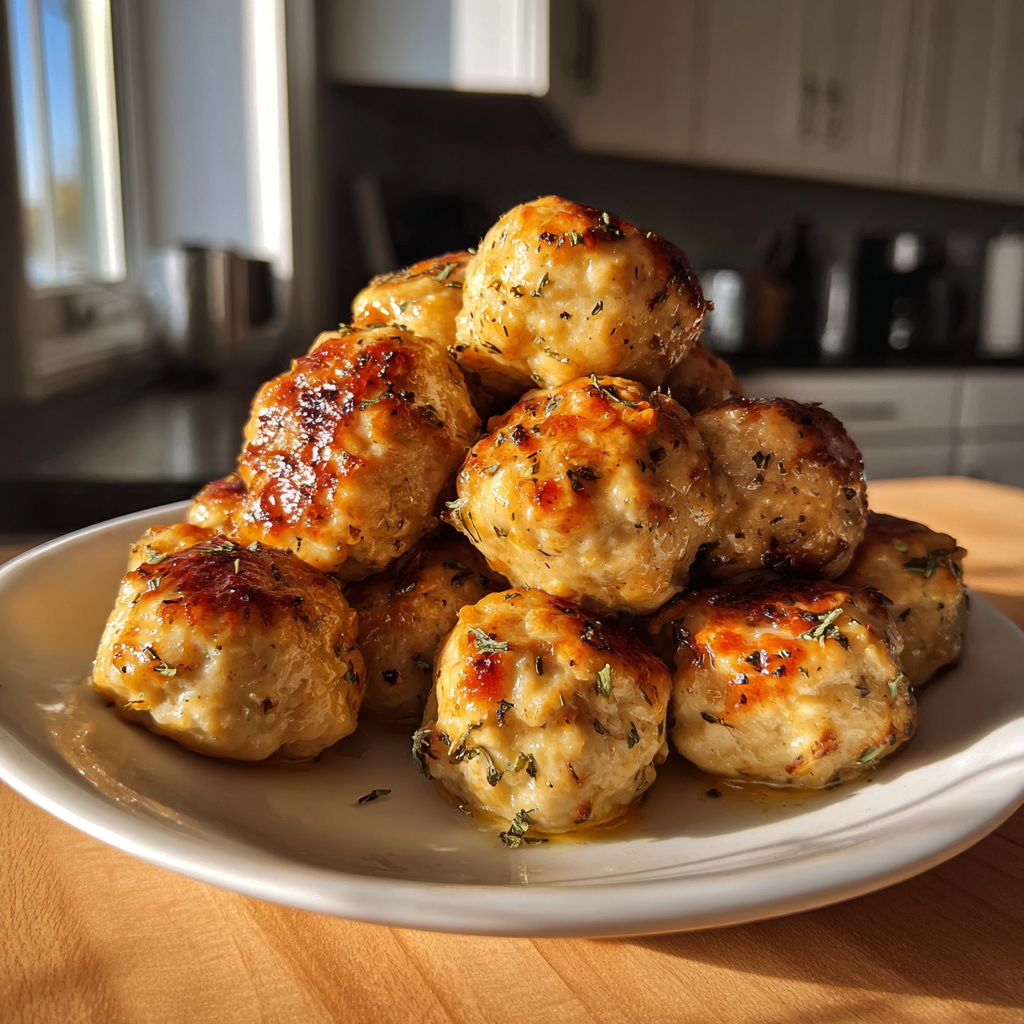Kycklinghackbullar från hackfärs: 15 minuters Crispy airfryer