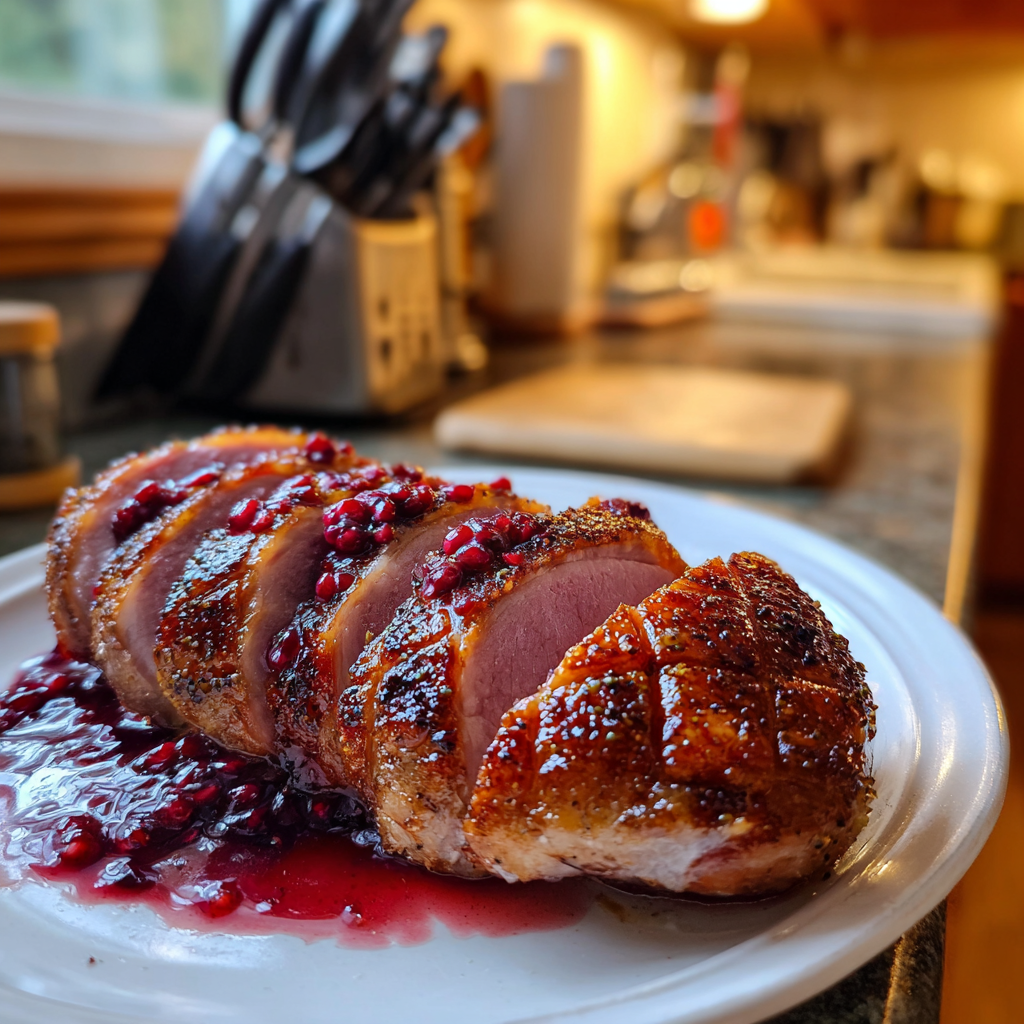 Marinerade ankbröst med bärsås: 15 min för Perfekt smak!